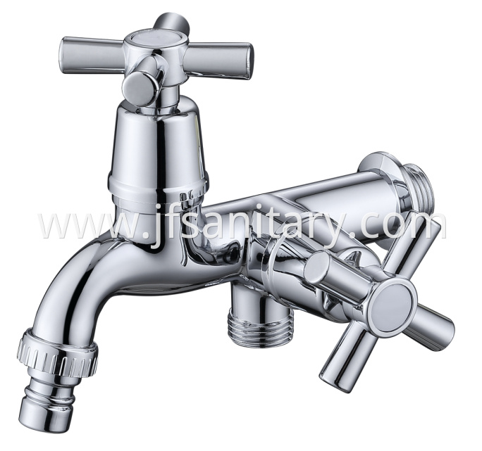 Chrome Finish And Wall Mounted Abs Washer Faucet